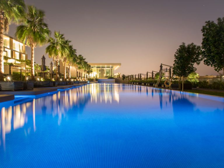 The Oberoi Al Zorah Swimming Pool constructed by Desert Leisure