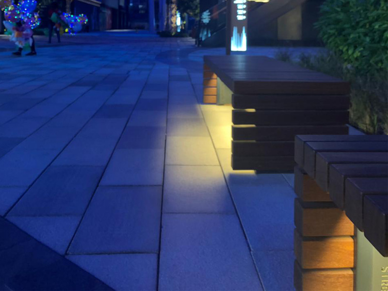 Blue Water Dubai landscape constructed by Desert Landscape