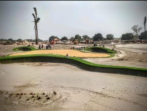 ECOBUNKERS AT RUMANZA GOLF COURSE