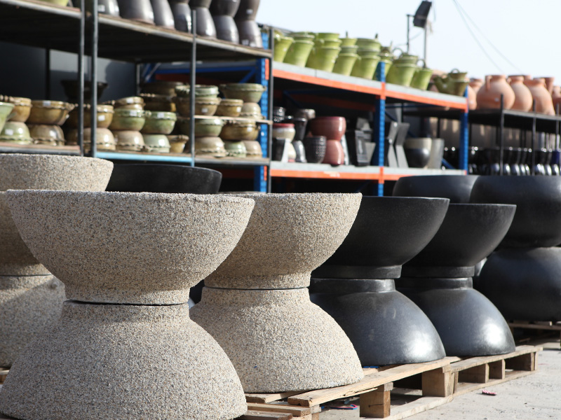 Pots in Dubai Garden Centre